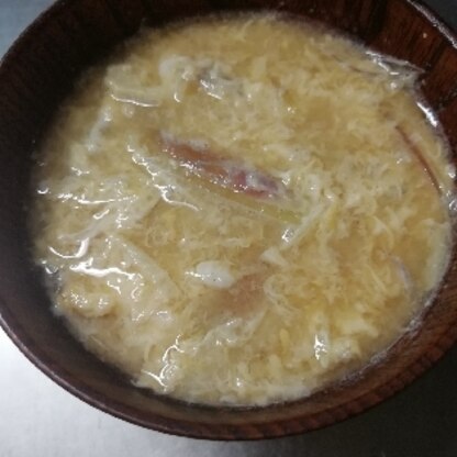 こんばんは〜♪
なるほどのレシピでした。
ふわふわ卵のお味噌汁。
何だか懐かしい。。。
ごちそうさまでした(^_^)